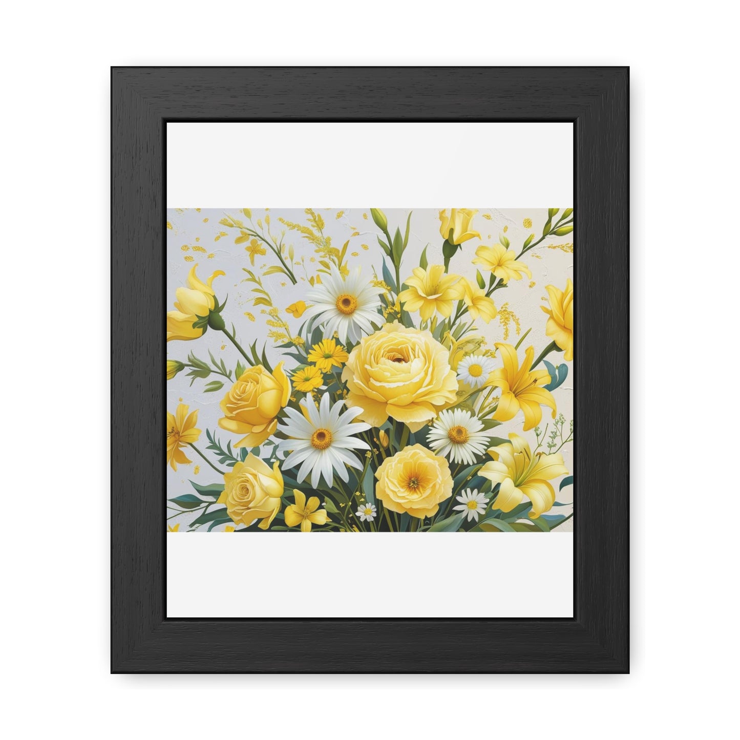 Floral Framed Poster