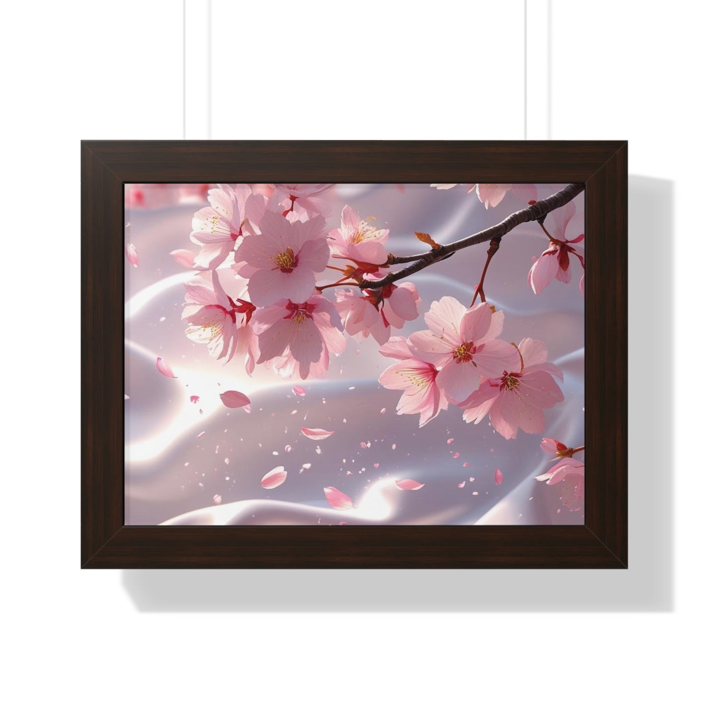Blossoming Cherry Blossom Art Print, Spring Home Decoration, Nature Poster