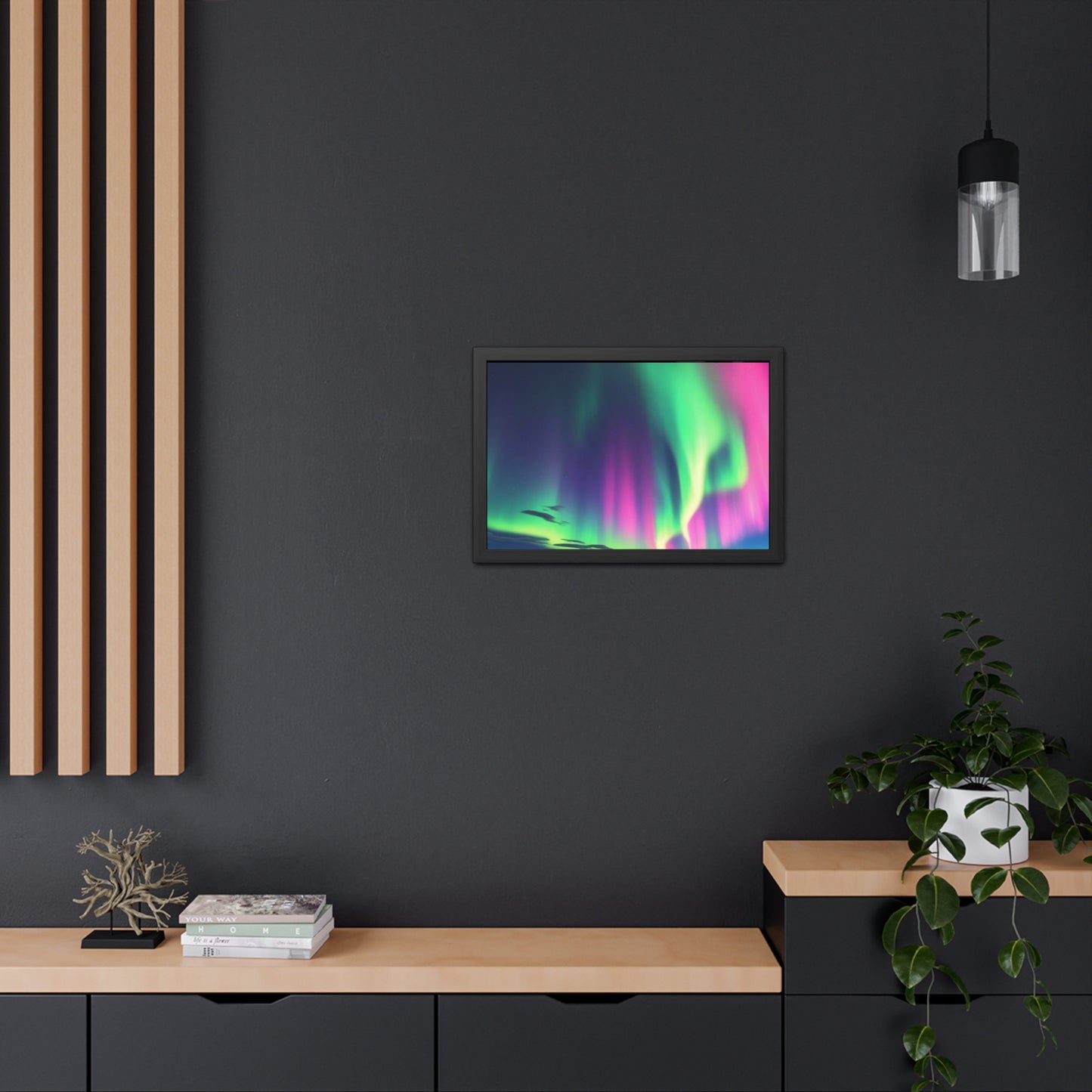 Stunning Northern Lights Framed Poster