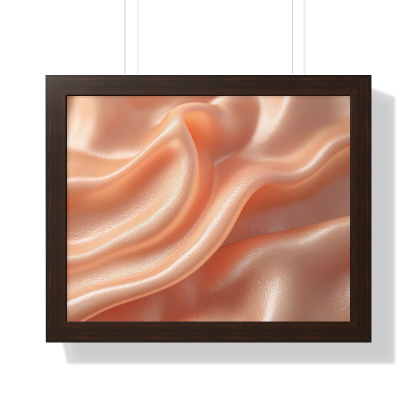 Elegant Framed Horizontal Art Print, Modern Wall Decor