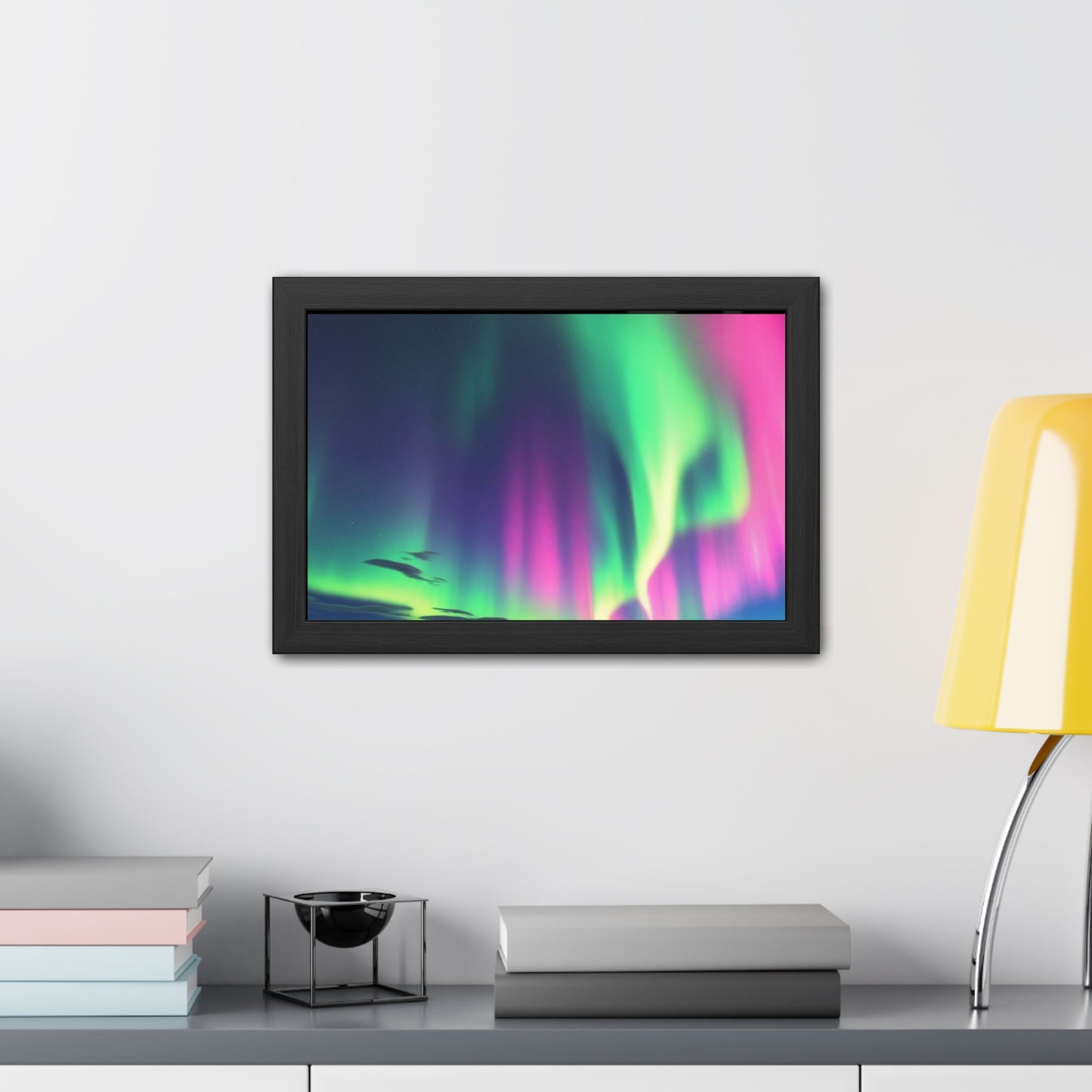 Stunning Northern Lights Framed Poster