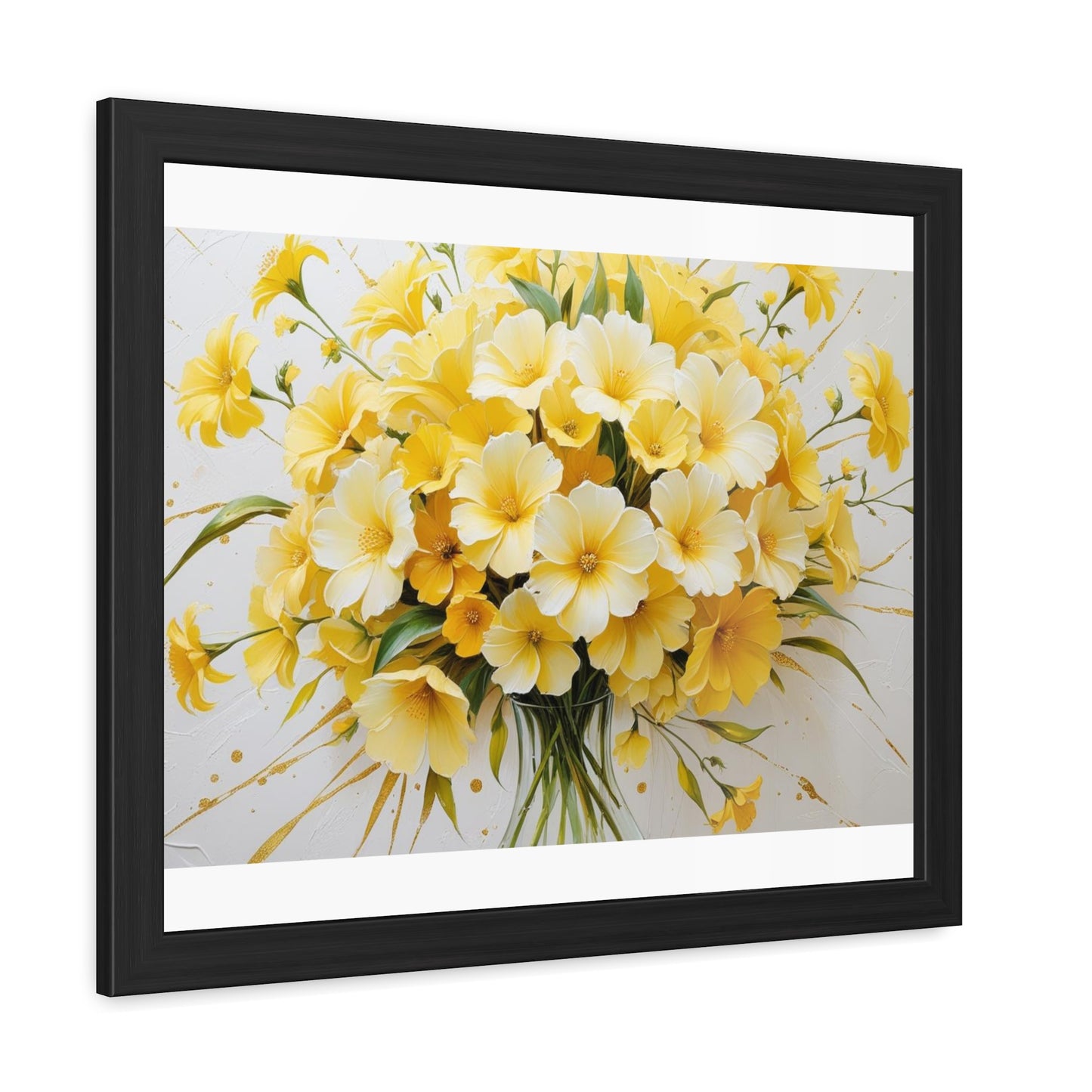 Floral Framed Poster.