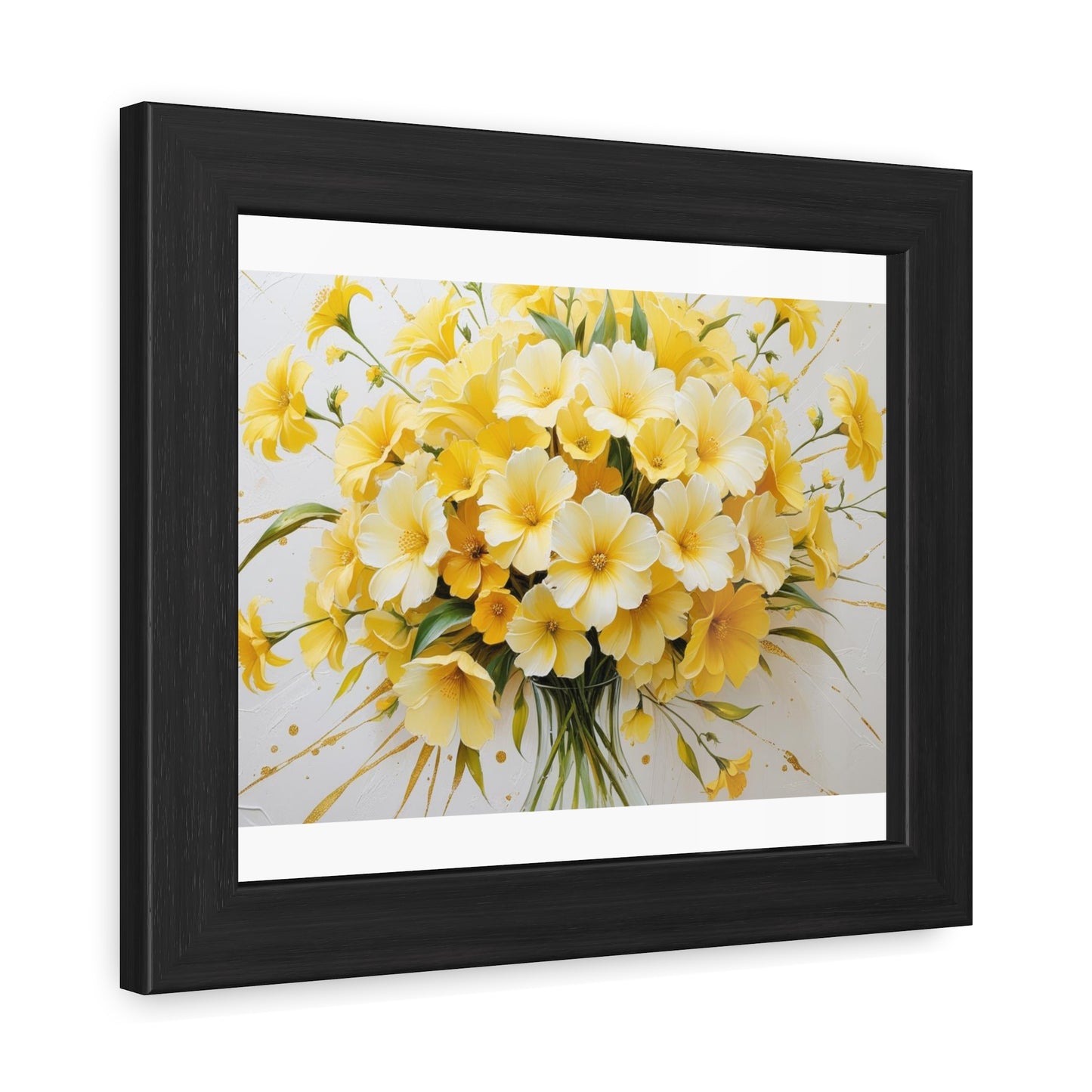 Floral Framed Poster.