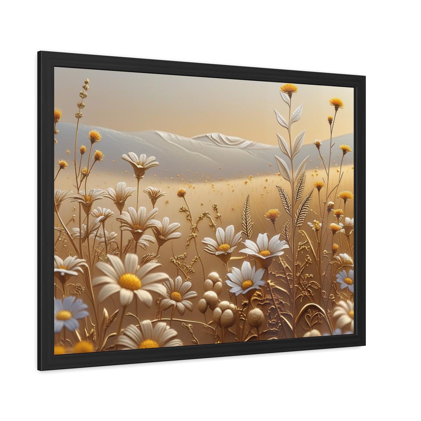 Framed Floral Wall Art, Modern Living Room Decorations