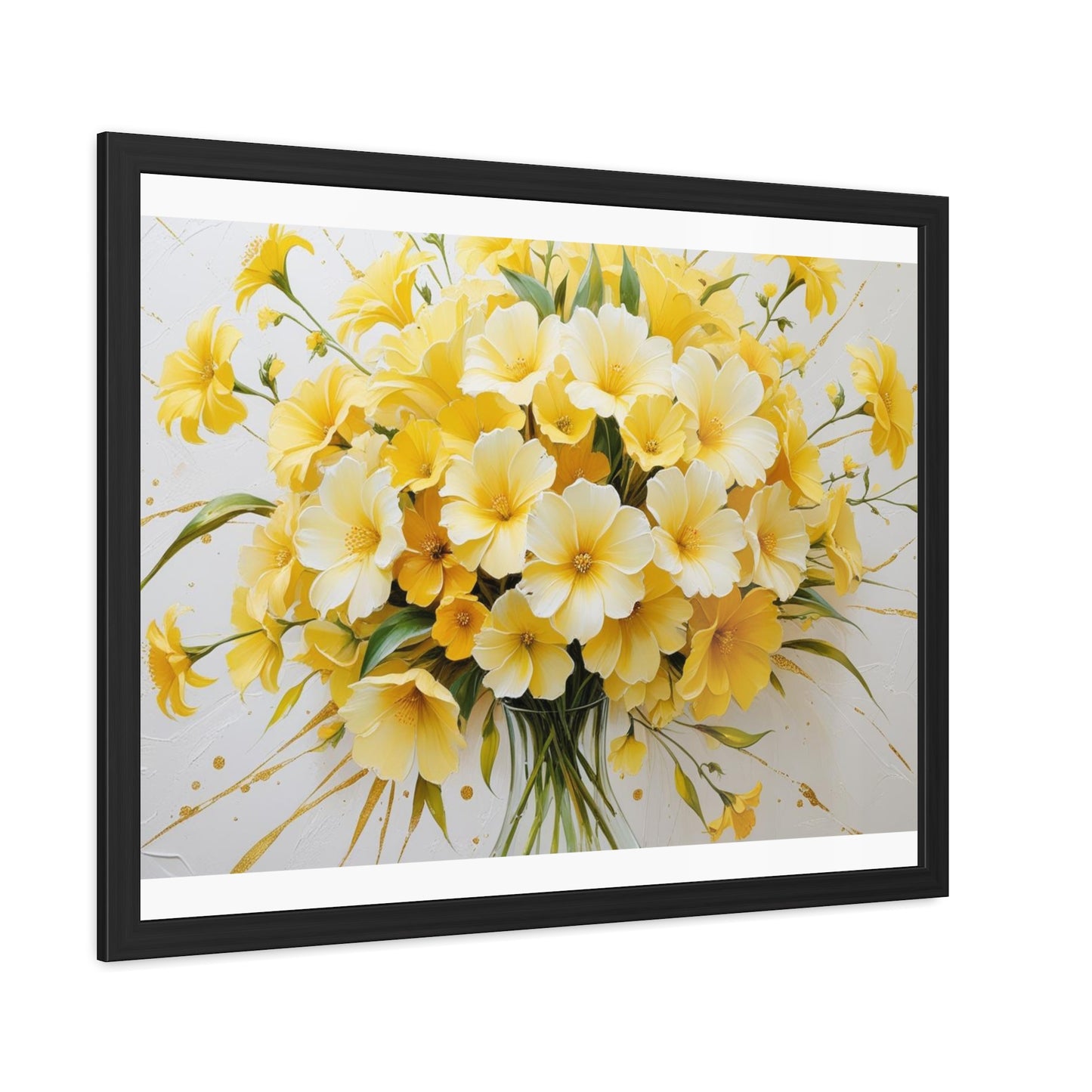 Floral Framed Poster.
