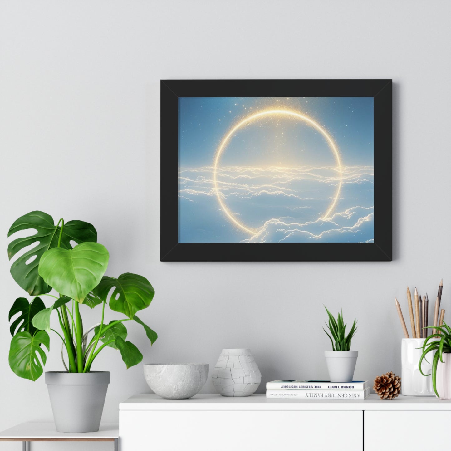 Serene Sky Framed Poster