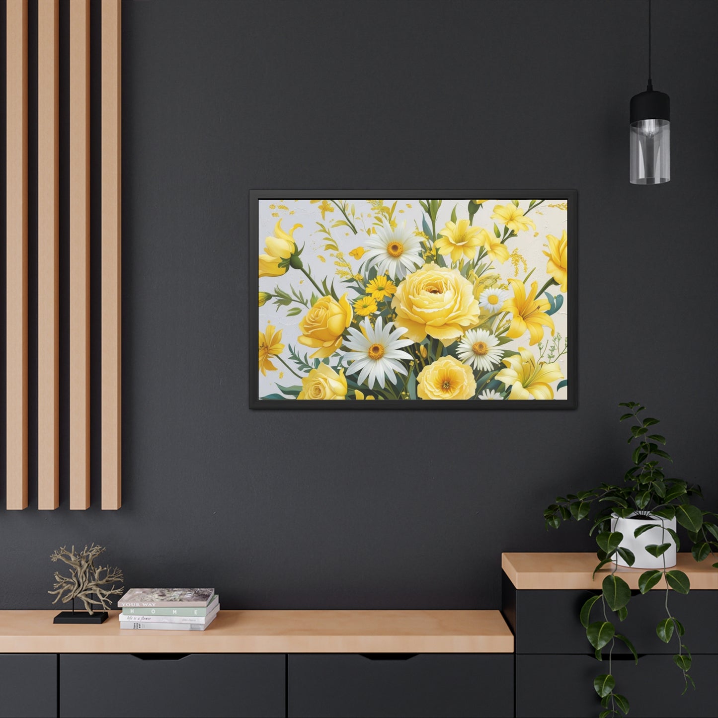 Floral Framed Poster