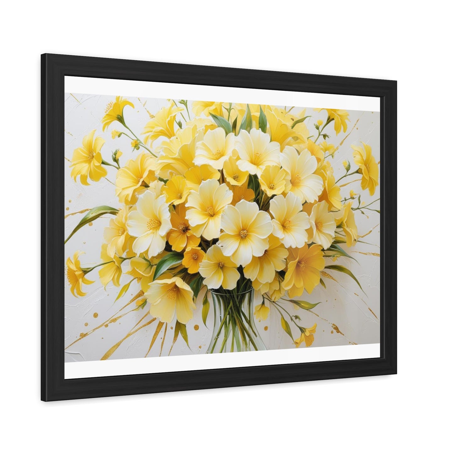 Floral Framed Poster.