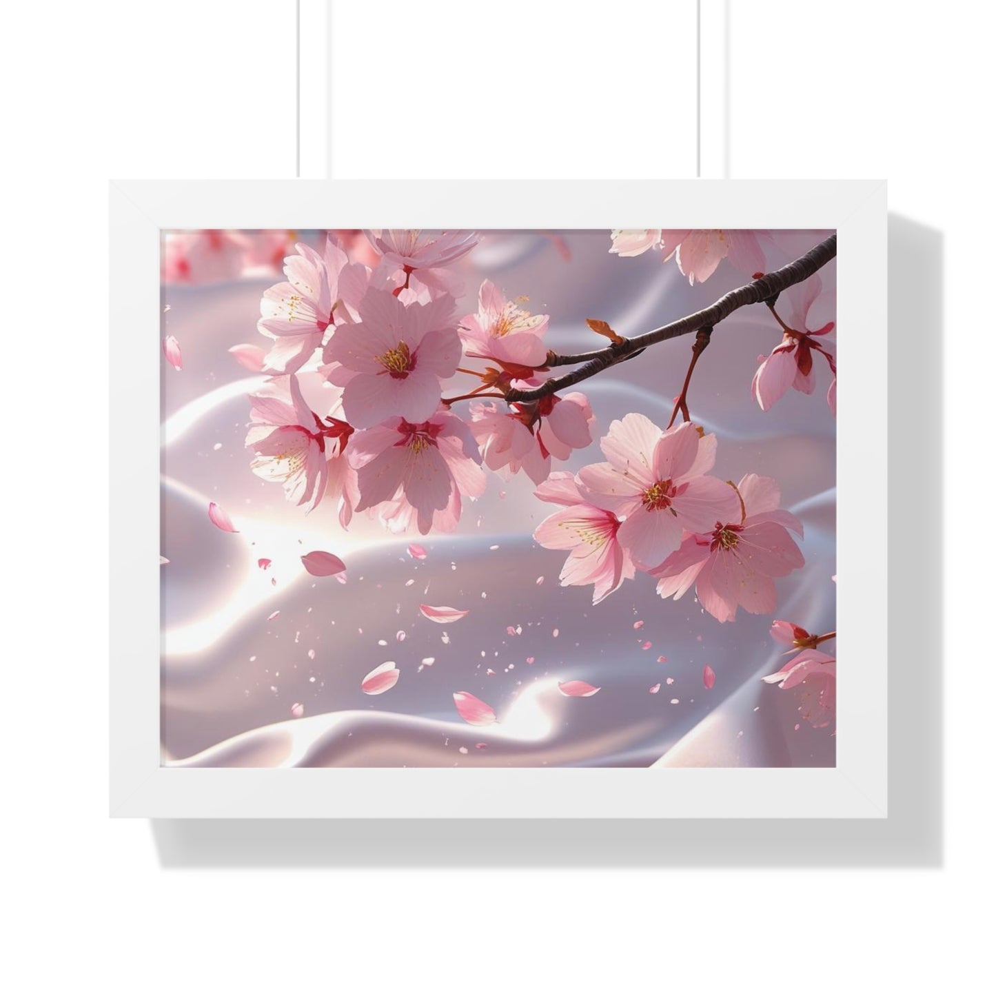 Blossoming Cherry Blossom Art Print, Spring Home Decoration, Nature Poster