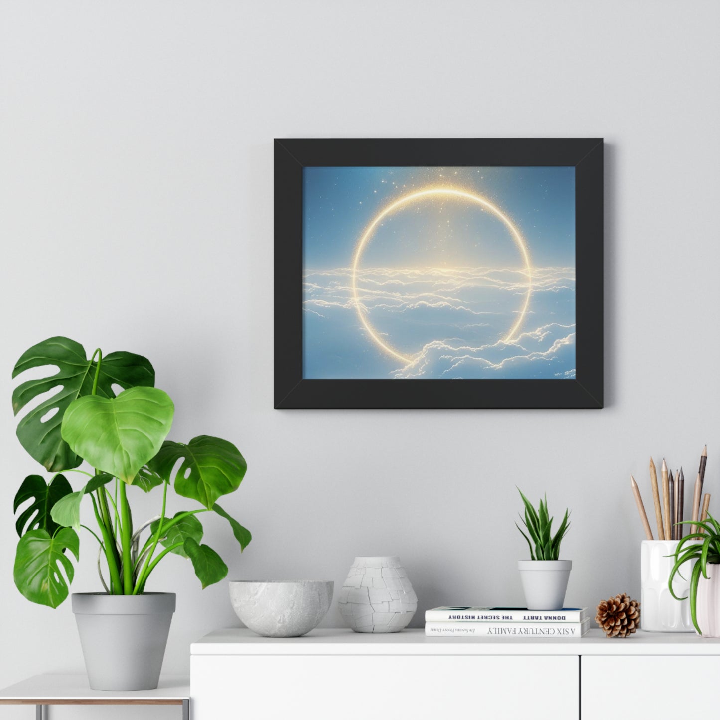 Serene Sky Framed Poster
