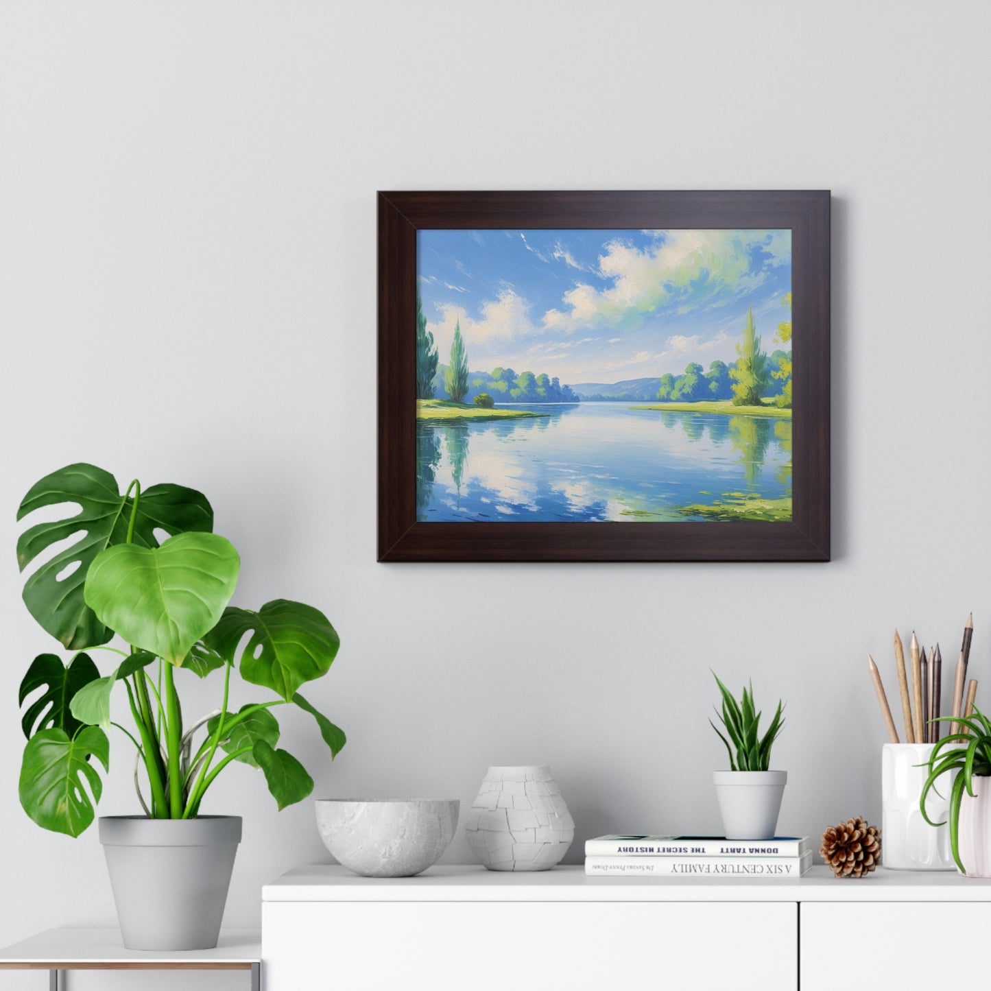 Tranquil Landscape Framed Poster