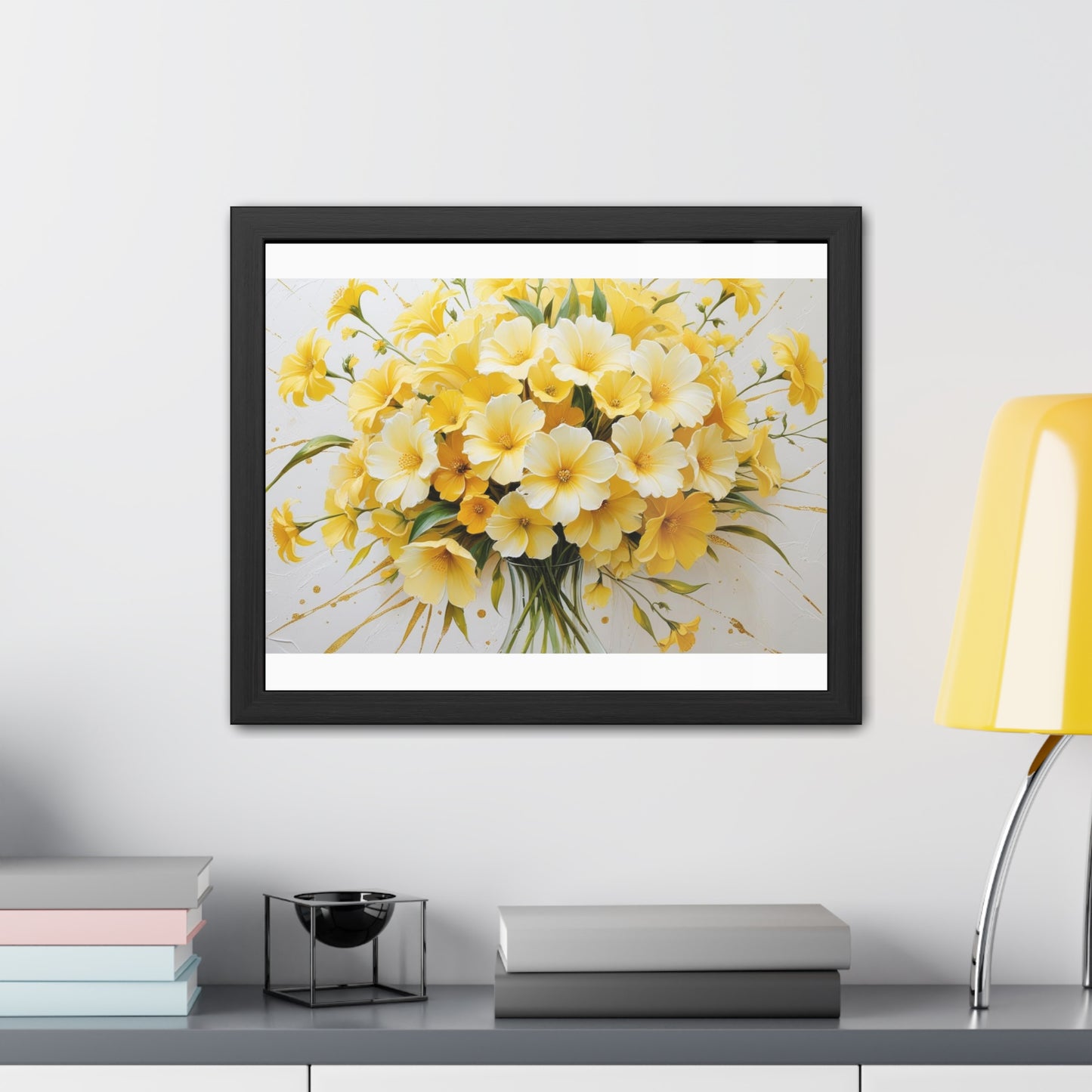 Floral Framed Poster.