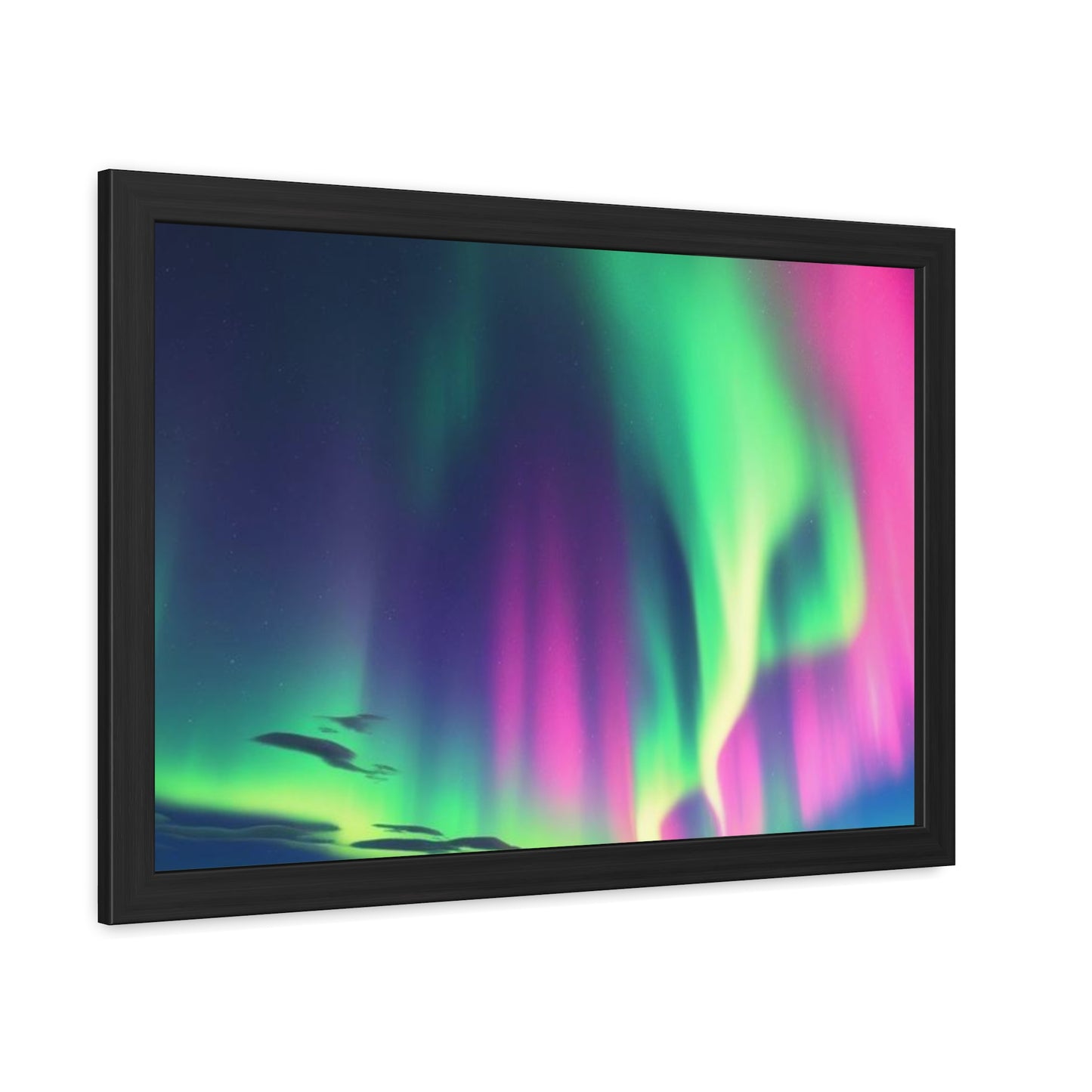 Stunning Northern Lights Framed Poster