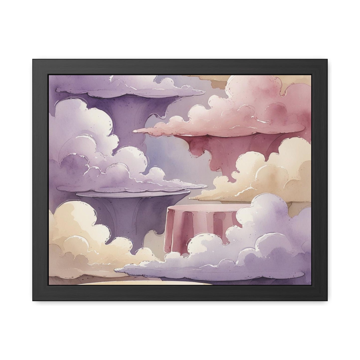 Dreamy Landscape Framed Poster
