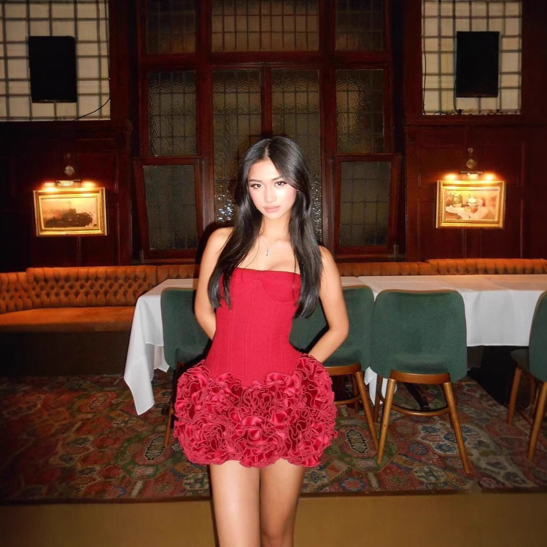 Strapless Mini Party Dress – Elegant Cocktail Outfit