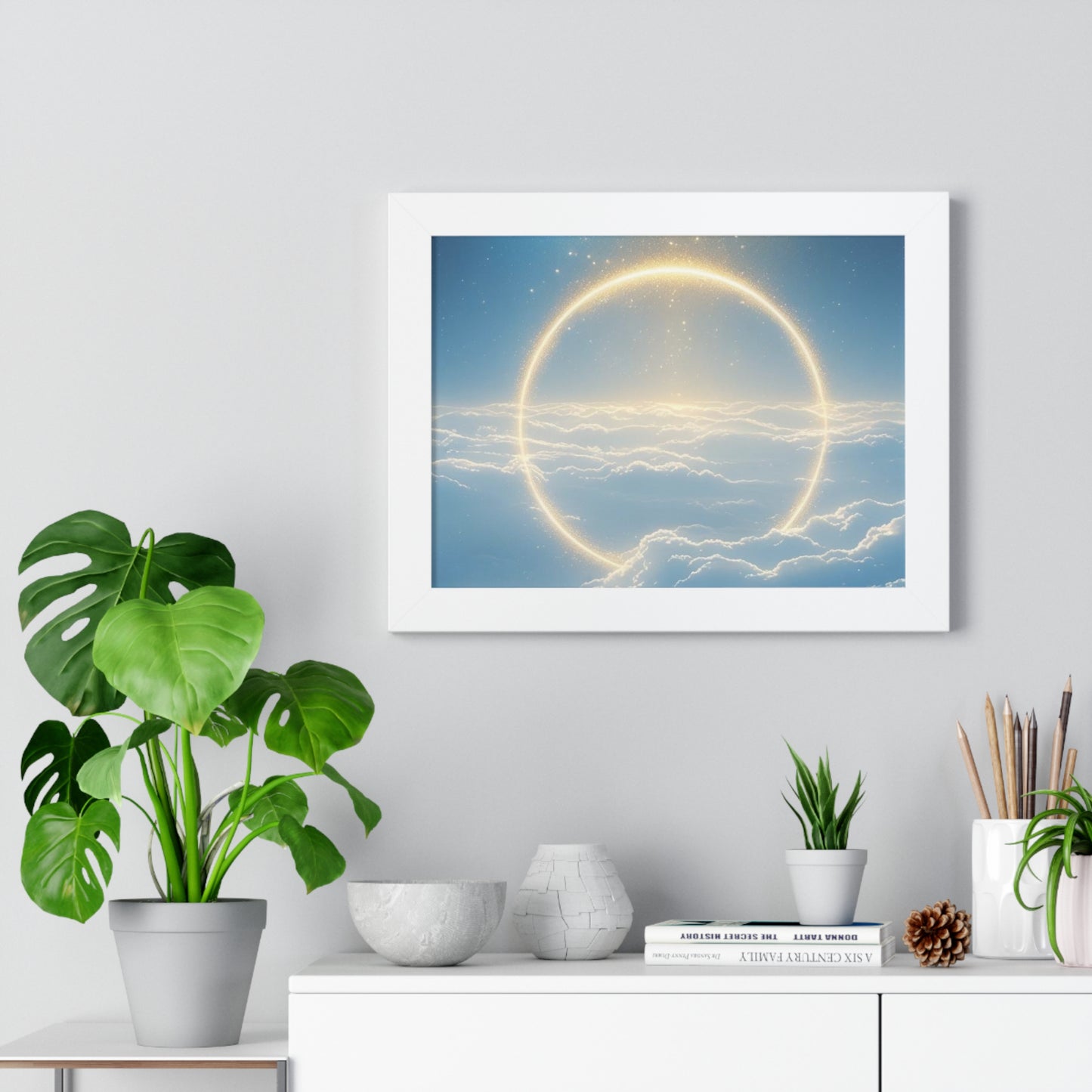 Serene Sky Framed Poster