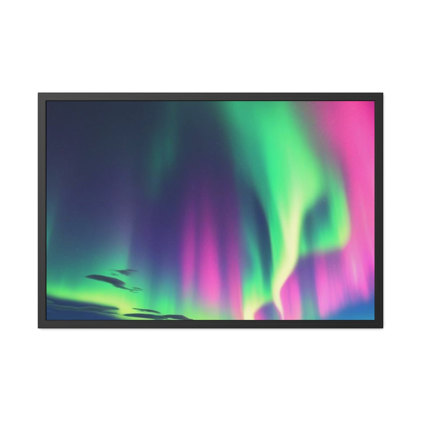 Stunning Northern Lights Framed Poster