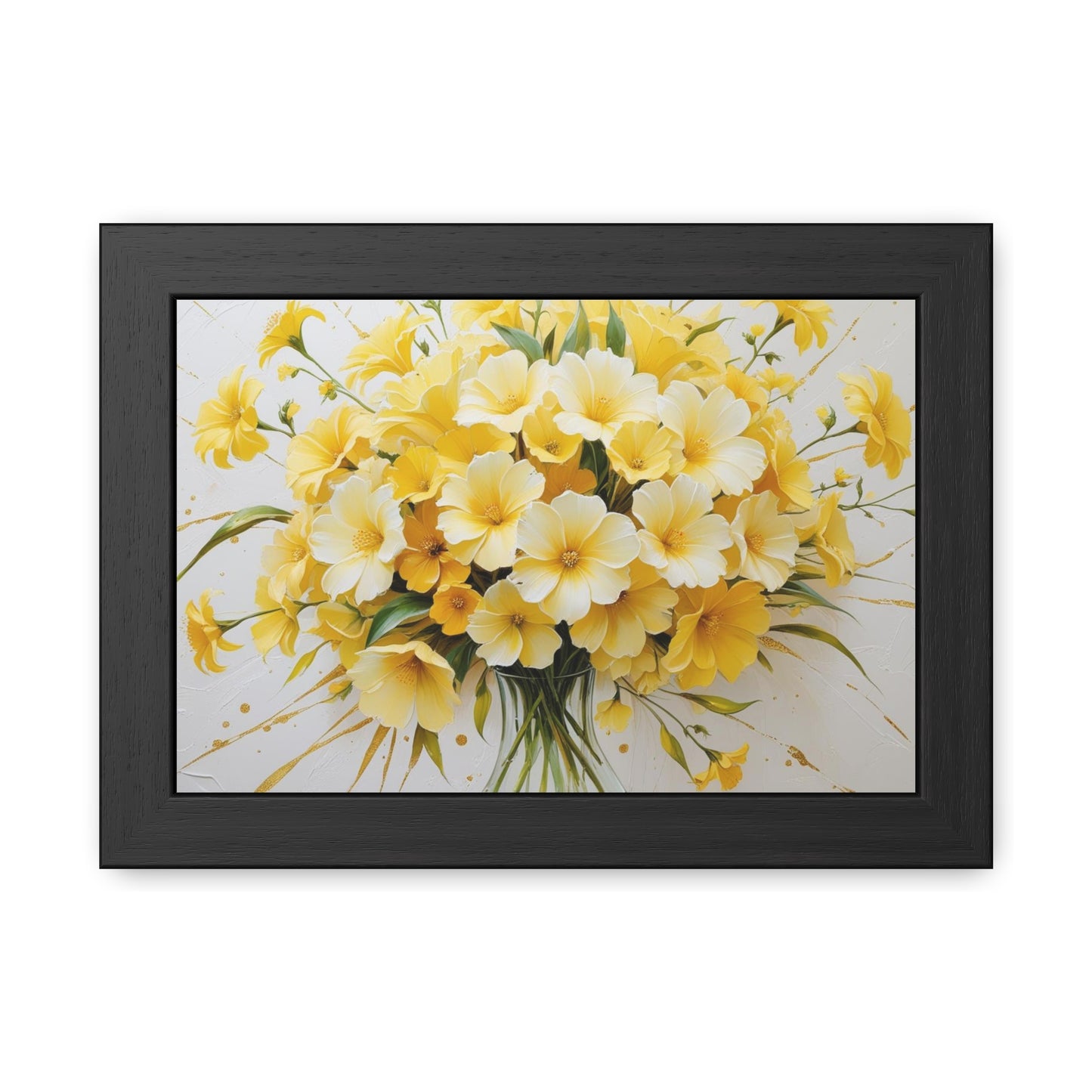 Floral Framed Poster.
