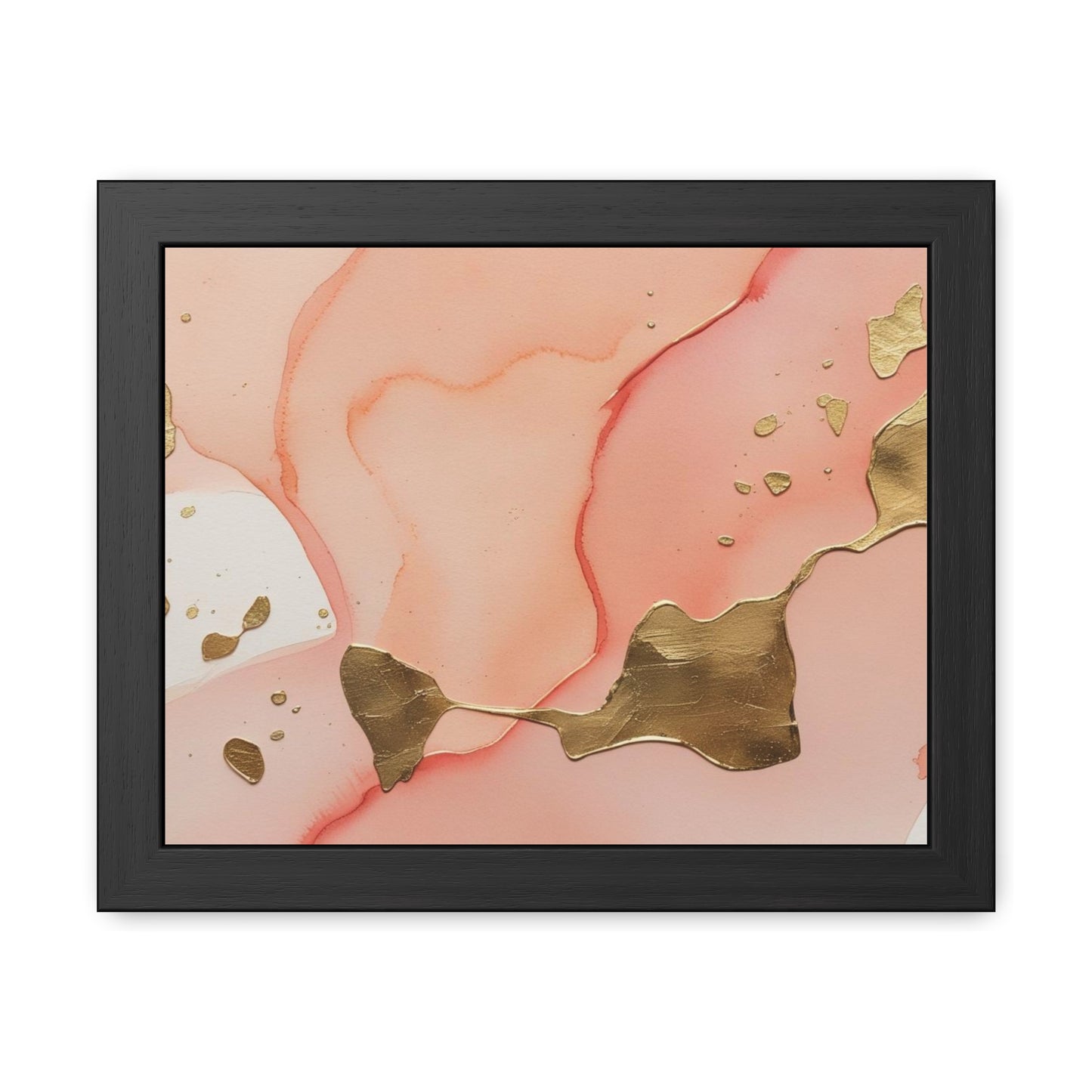 Elegant Abstract Art Framed Poster