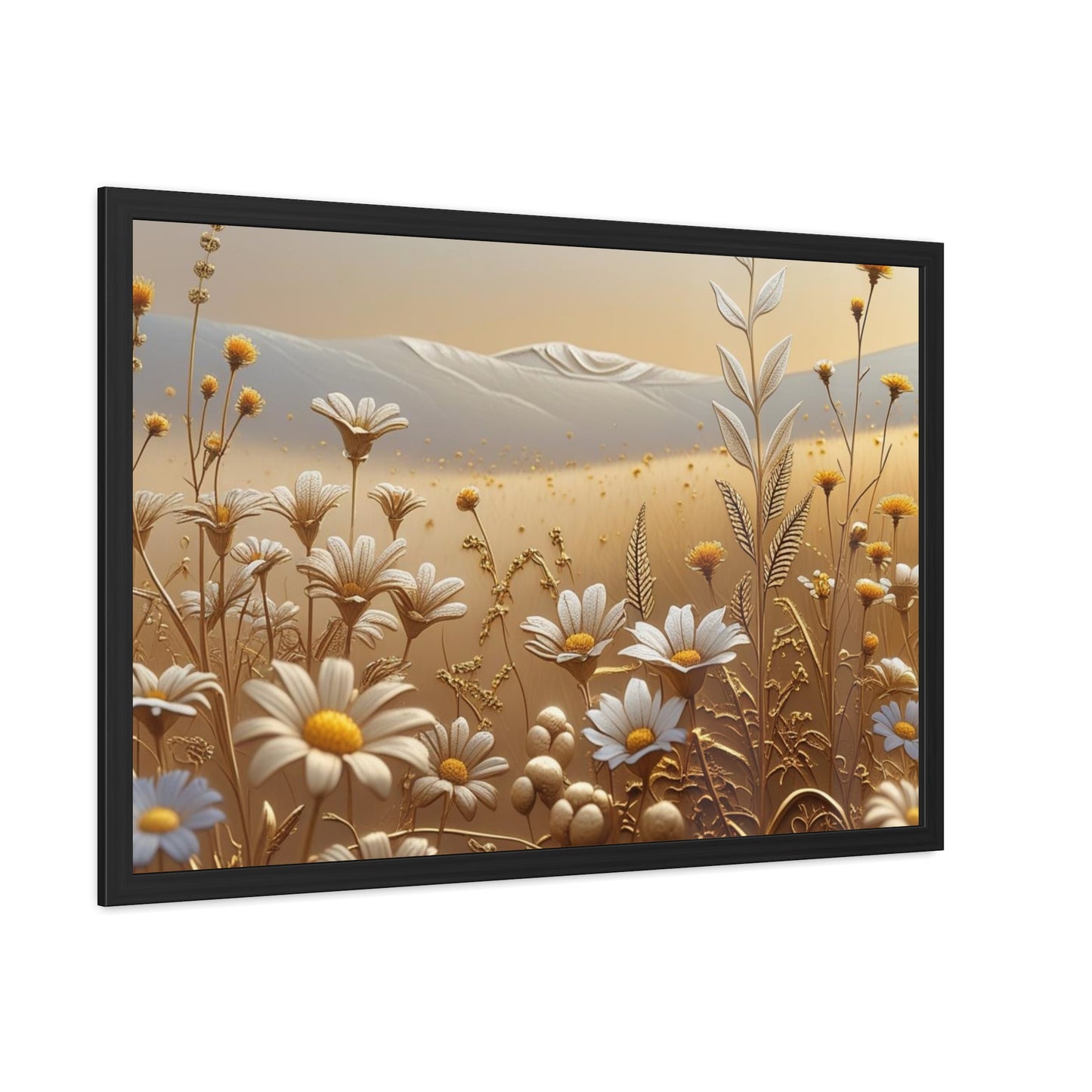 Framed Floral Wall Art, Modern Living Room Decorations