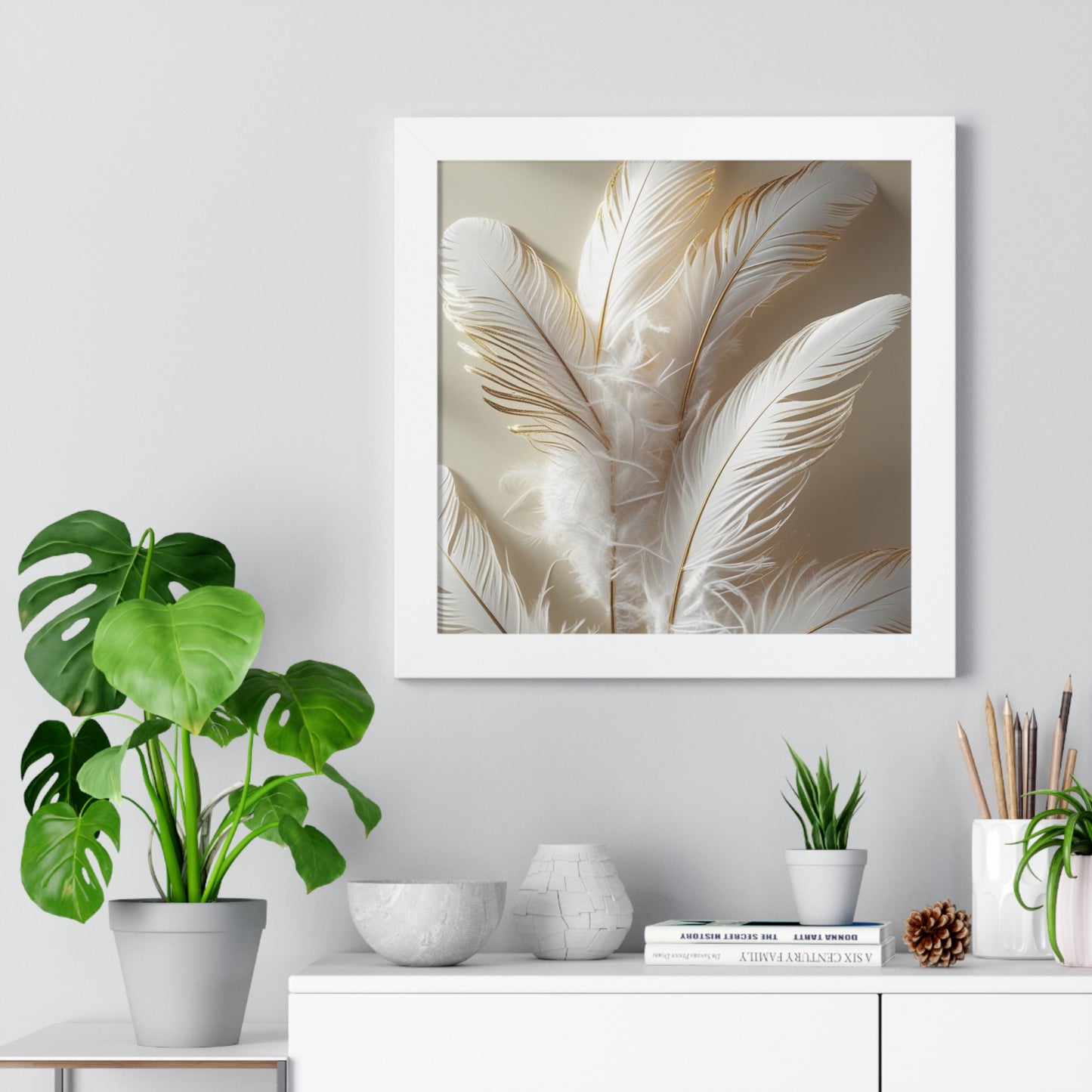 Elegant Framed Vertical Poster