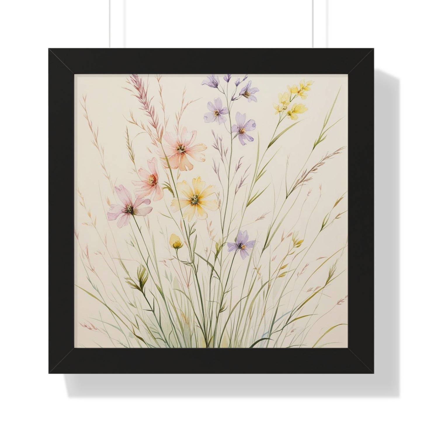 Framed Floral Art Print