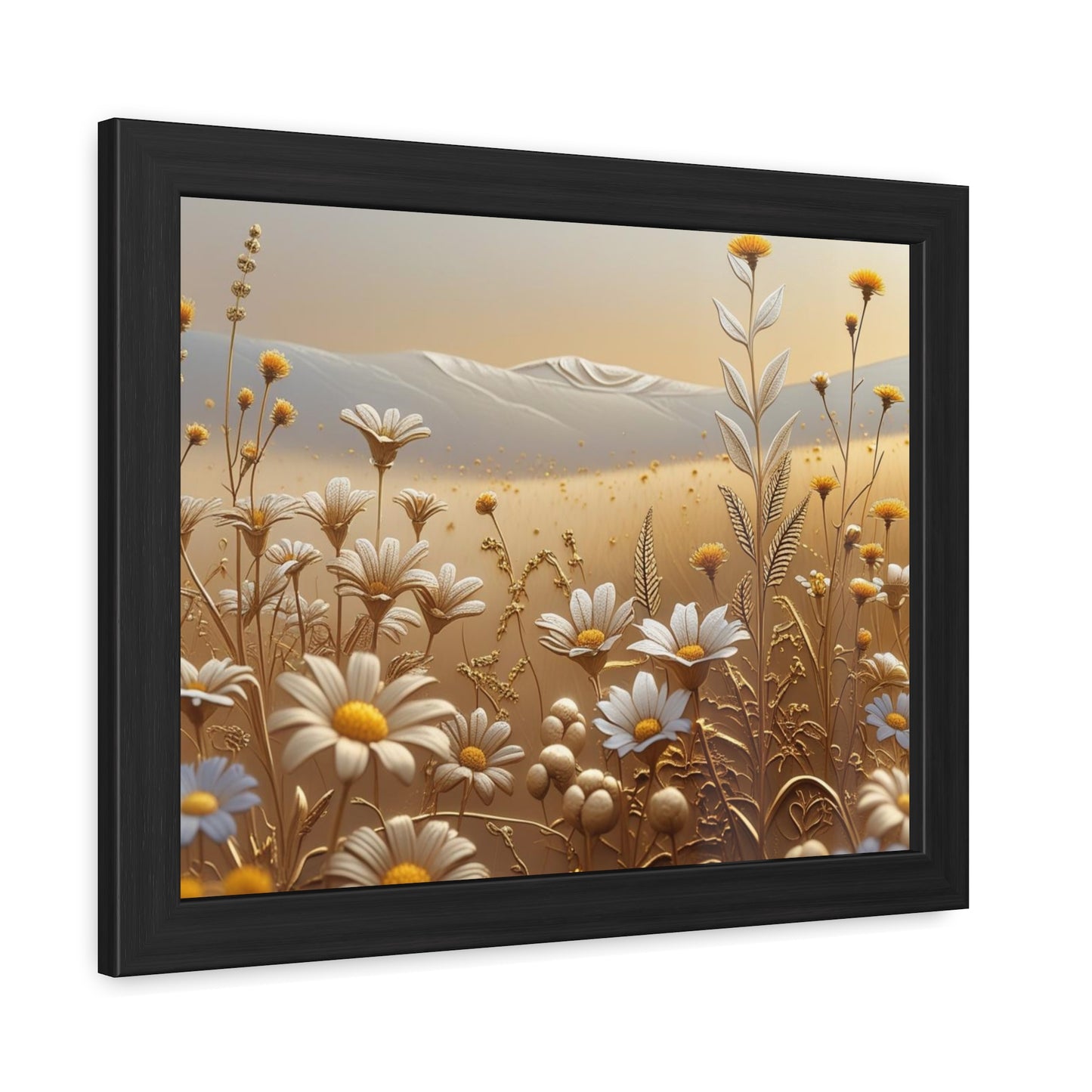 Framed Floral Wall Art, Modern Living Room Decorations