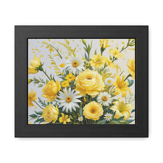 Floral Framed Poster