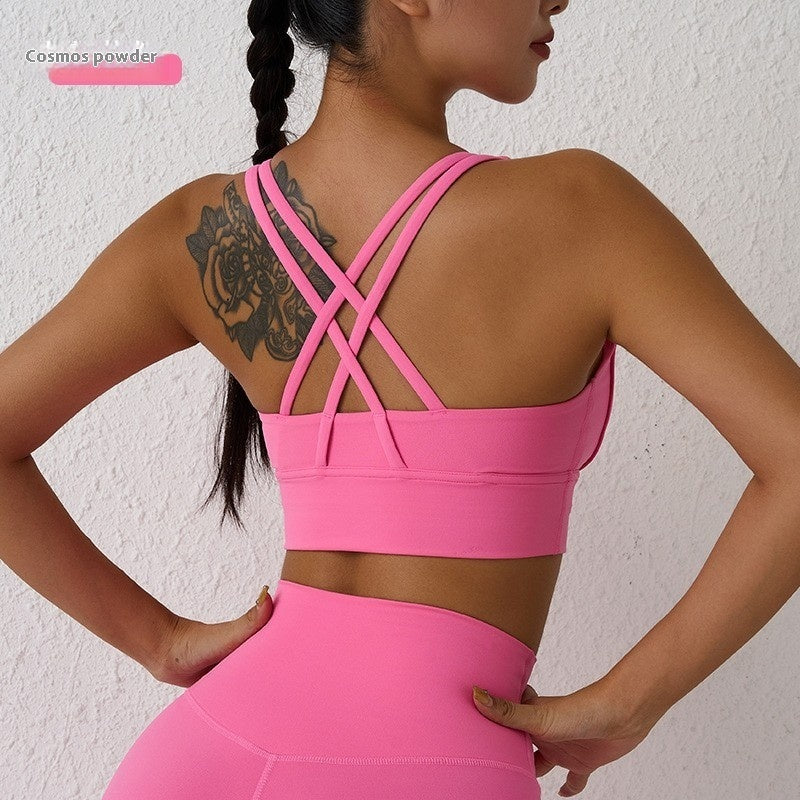 Women's Shock-absorbing Gathering Cross Fitness Vest