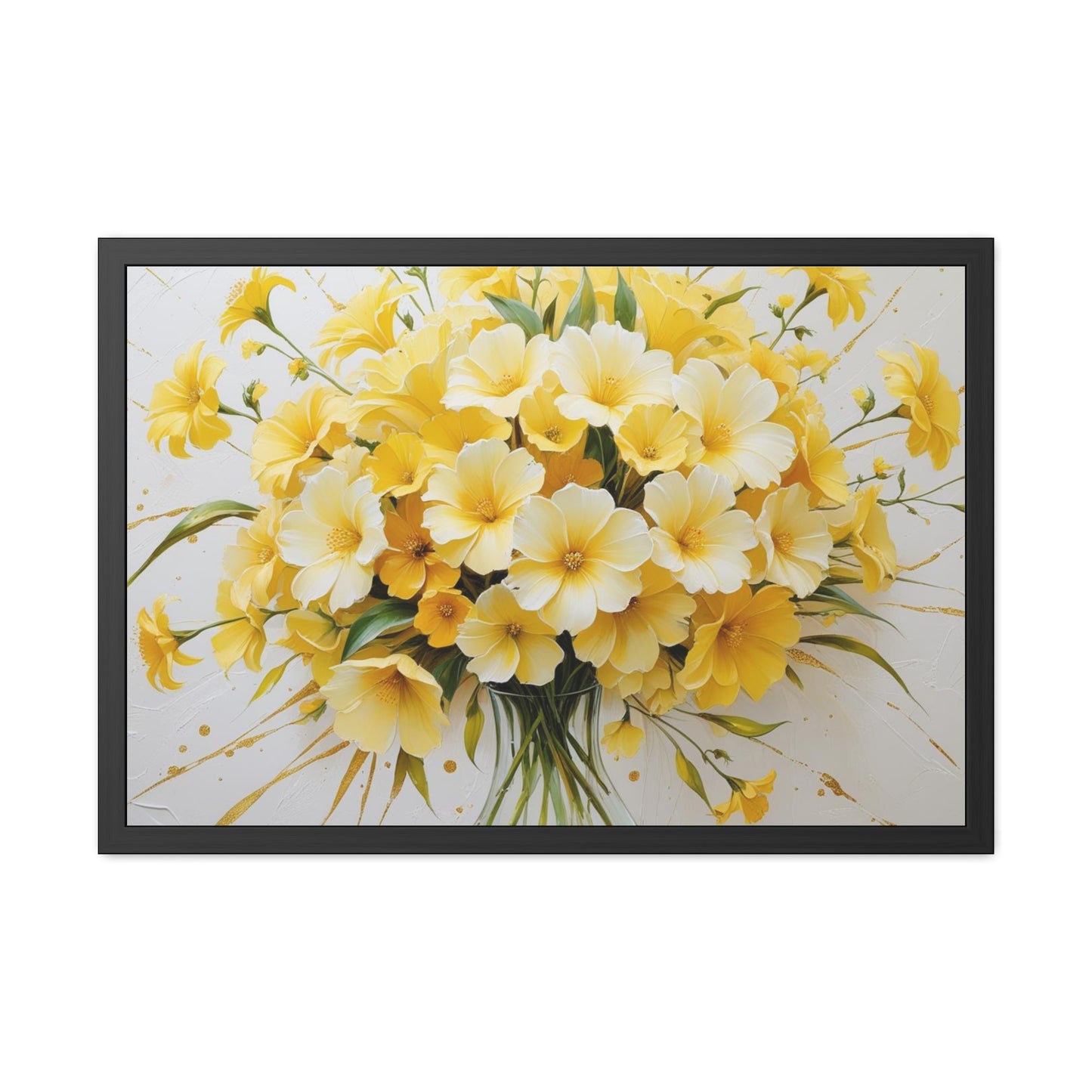 Floral Framed Poster.