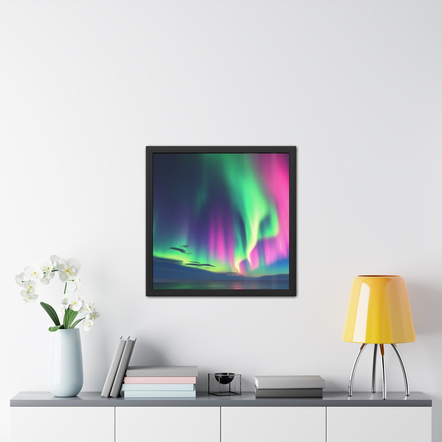 Stunning Northern Lights Framed Poster