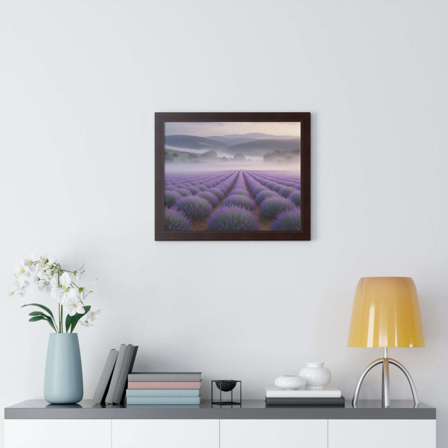 Lavender Fields Framed Poster