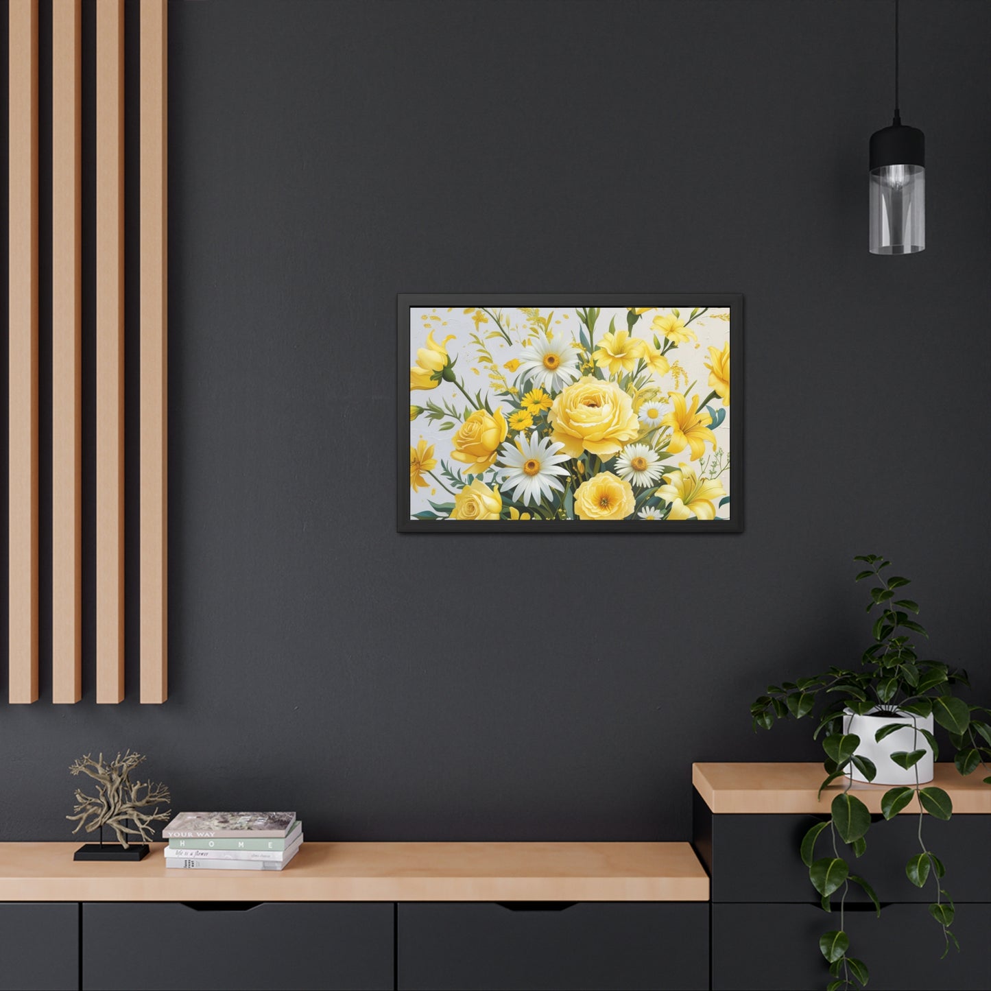 Floral Framed Poster