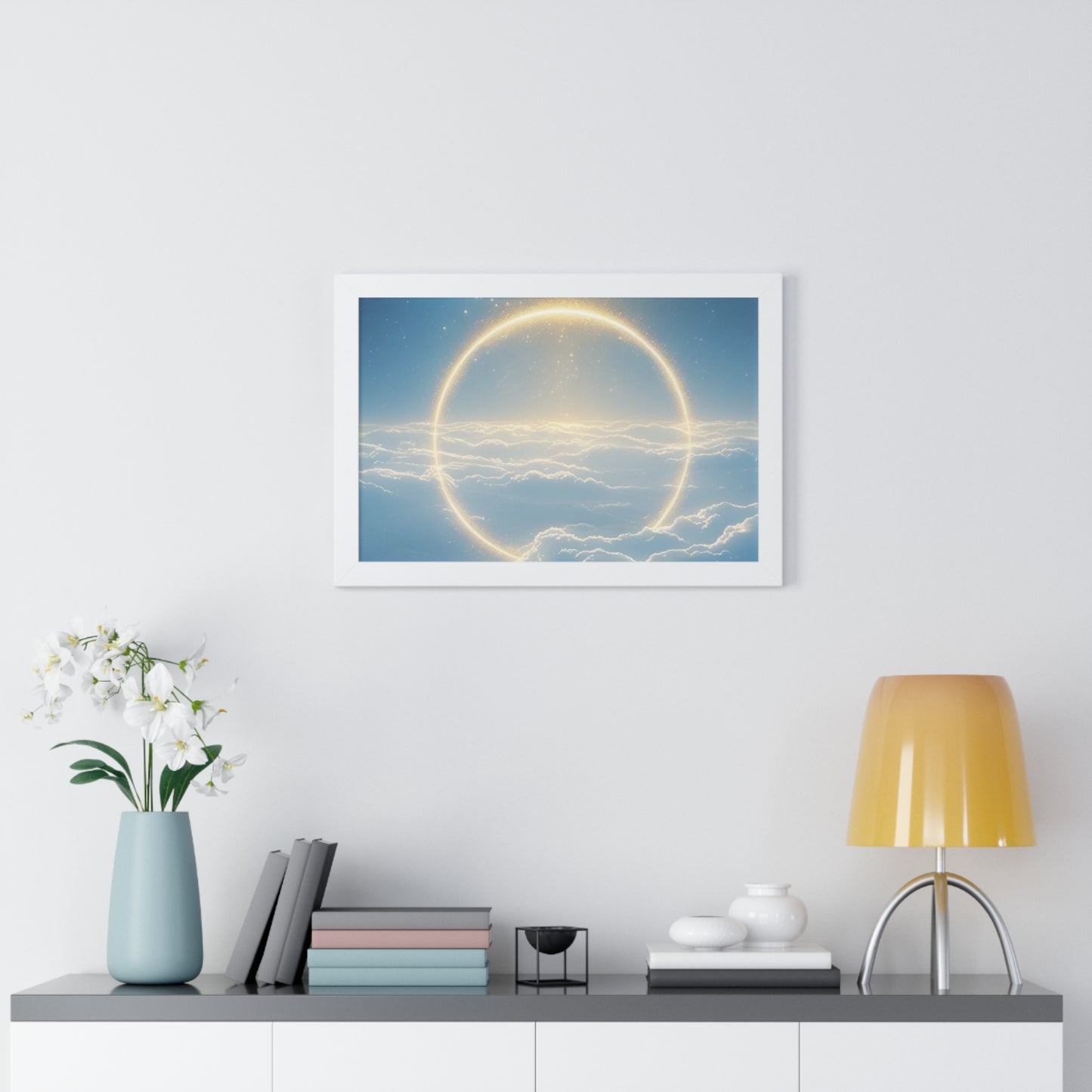 Serene Sky Framed Poster