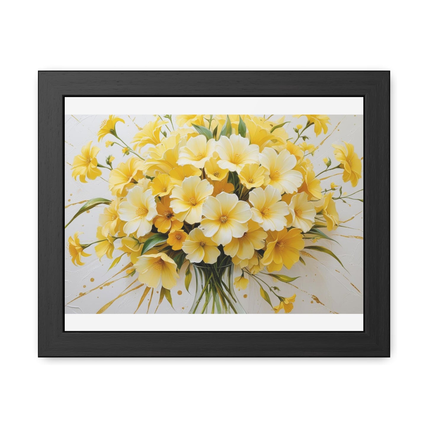 Floral Framed Poster.