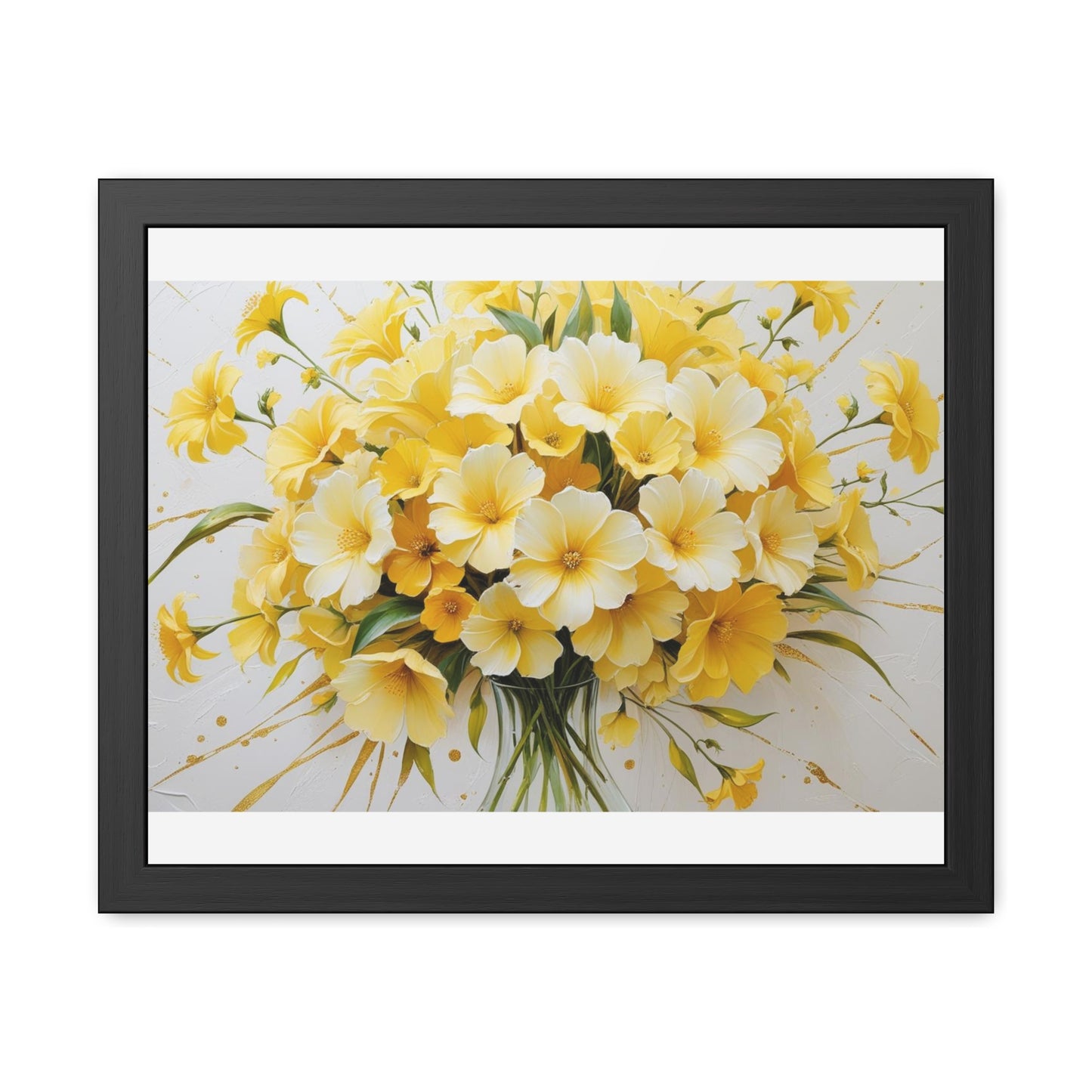 Floral Framed Poster.