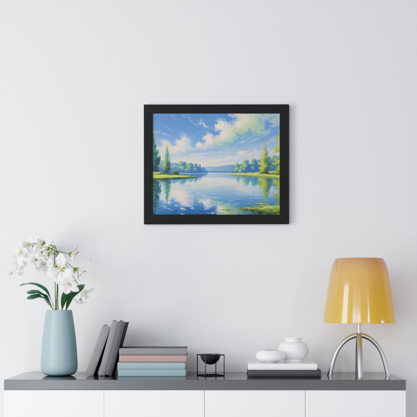 Tranquil Landscape Framed Poster
