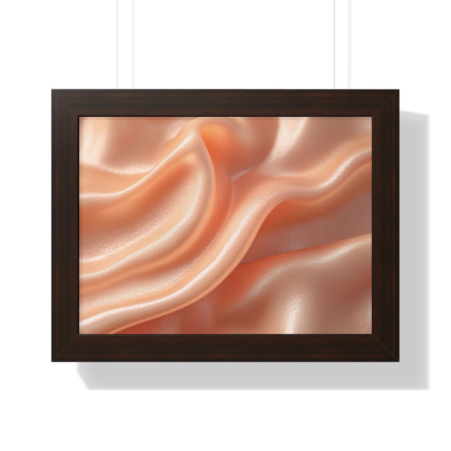 Elegant Framed Horizontal Art Print, Modern Wall Decor