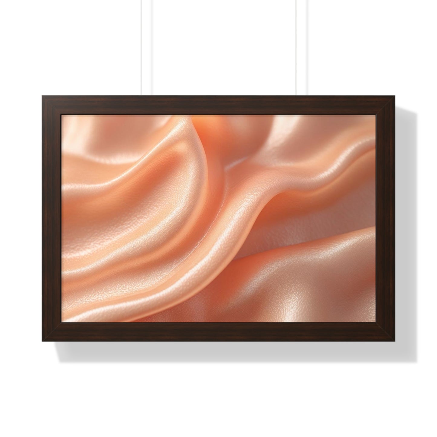 Elegant Framed Horizontal Art Print, Modern Wall Decor