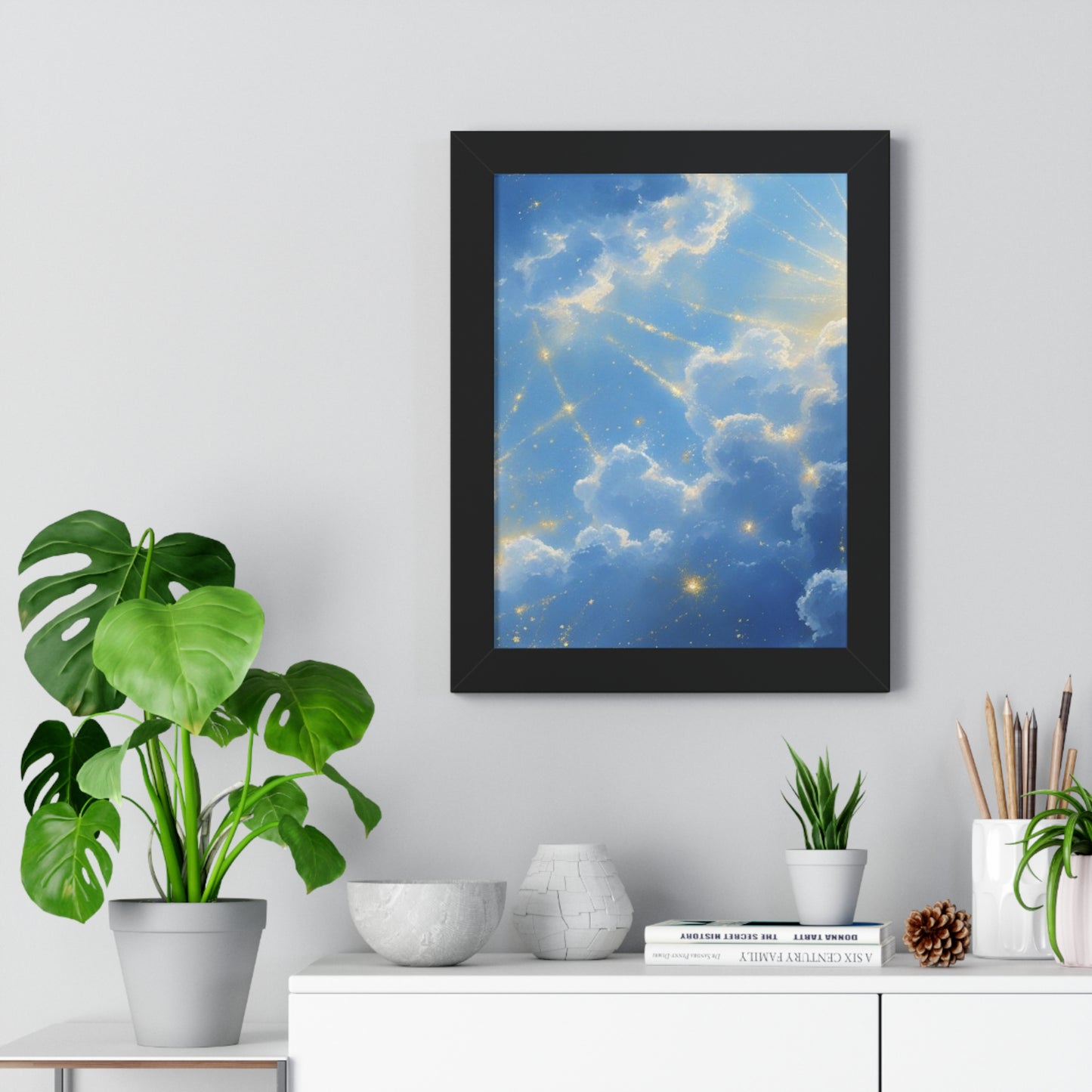 Celestial Framed Vertical Poster