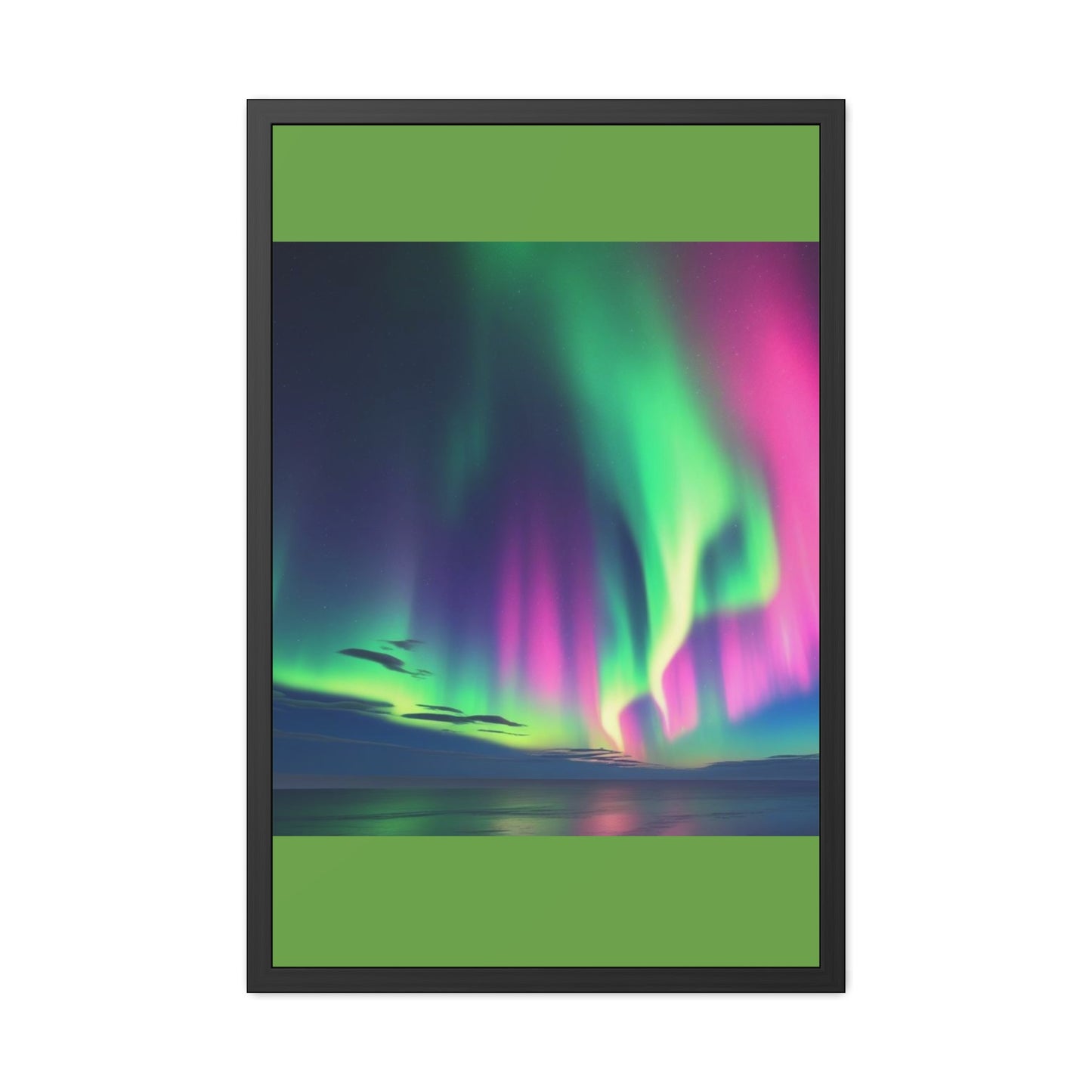Stunning Northern Lights Framed Poster