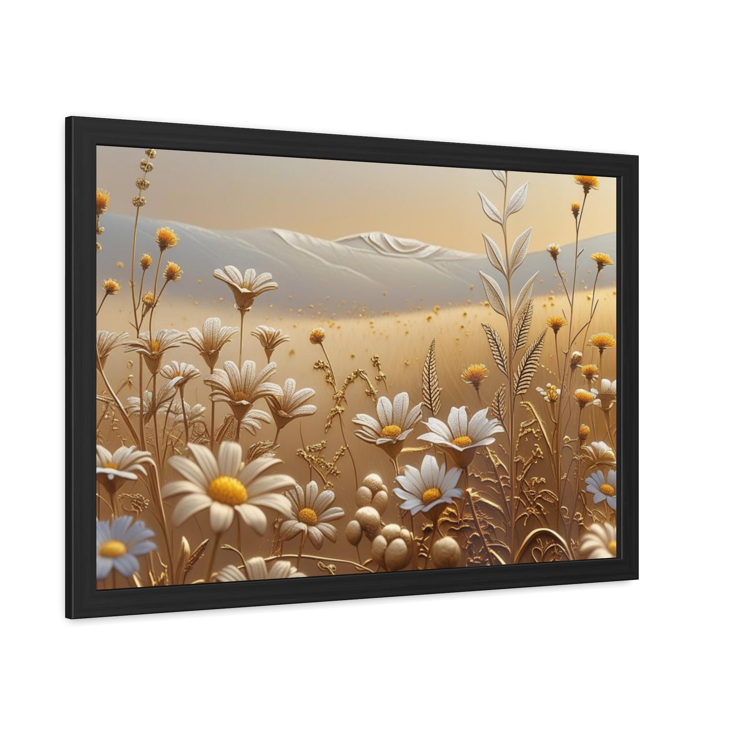 Framed Floral Wall Art, Modern Living Room Decorations
