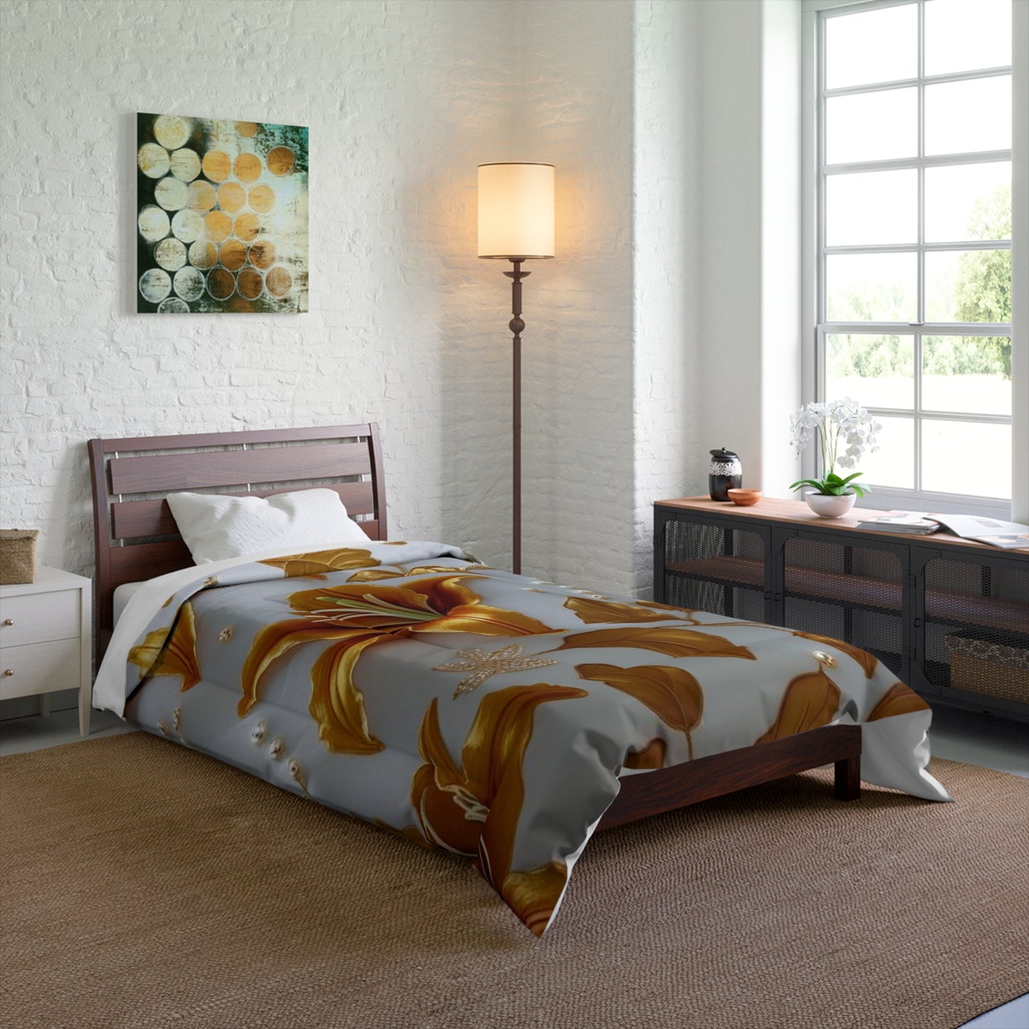 Luxurious Floral Comforter for Cozy Bedrooms