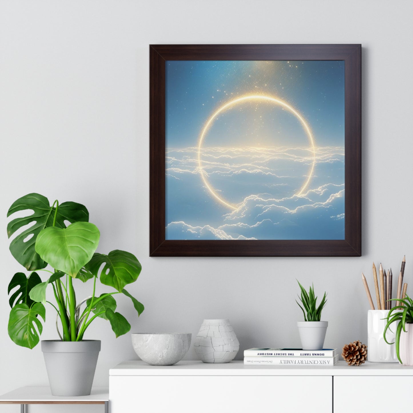Serene Sky Framed Poster