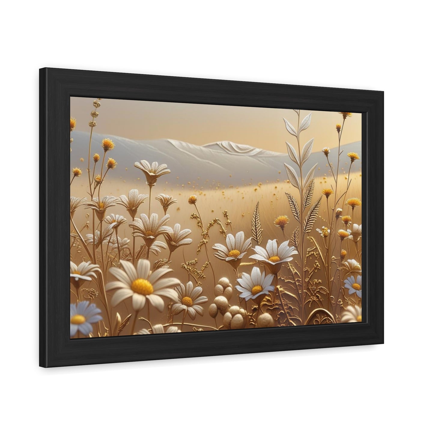 Framed Floral Wall Art, Modern Living Room Decorations