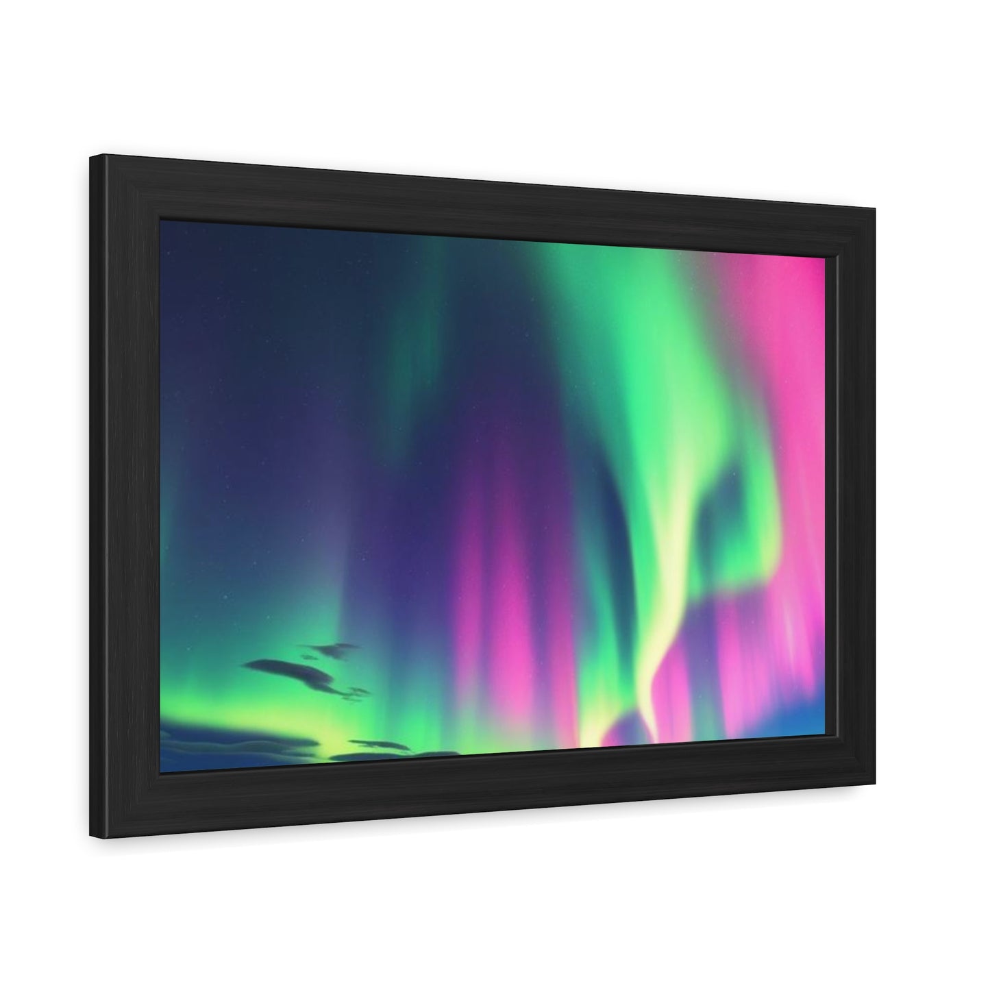 Stunning Northern Lights Framed Poster