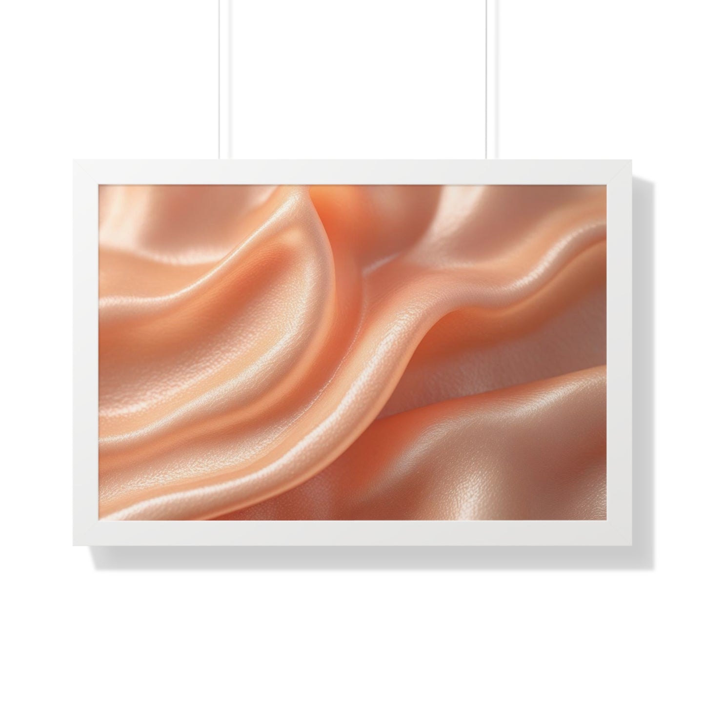 Elegant Framed Horizontal Art Print, Modern Wall Decor