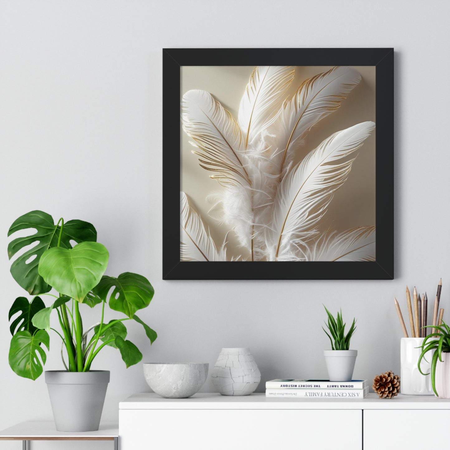 Elegant Framed Vertical Poster