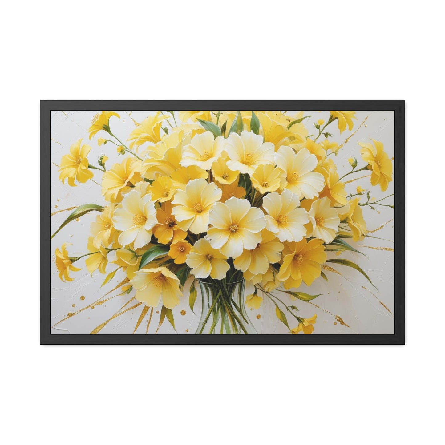 Floral Framed Poster.