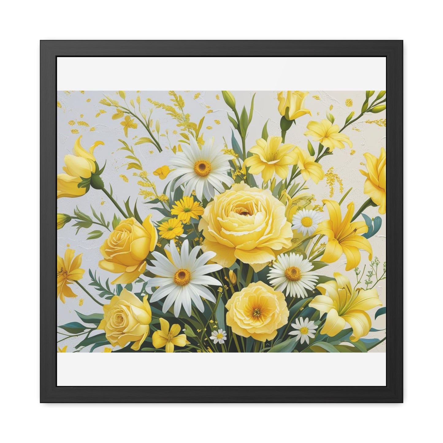 Floral Framed Poster